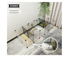 Transparent Animal Playpen Cage 61  x 25  x 16  Guinea Pig Fence Interesting