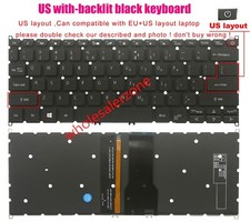US Backlit Keyboard For Acer Swift 3 SF314-41 SF314-54G SF314-55G -56G SF314-511