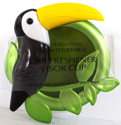 Clip de visière pour voiture transportable tropicale Bath Body Works TOUCAN SAM, NEUF - Photo 1/4