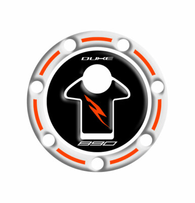 Protective Fuel Tank Cap Resin 3D KTM Duke 890 R 2020 GP-689 White