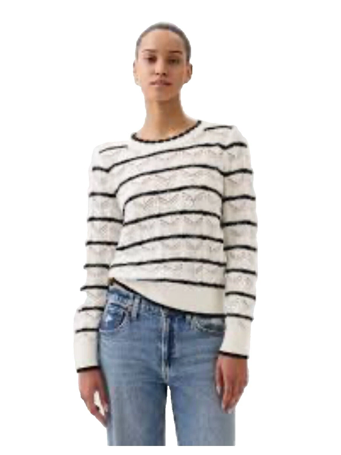 Gap Cotton Striped Sweaters for Women