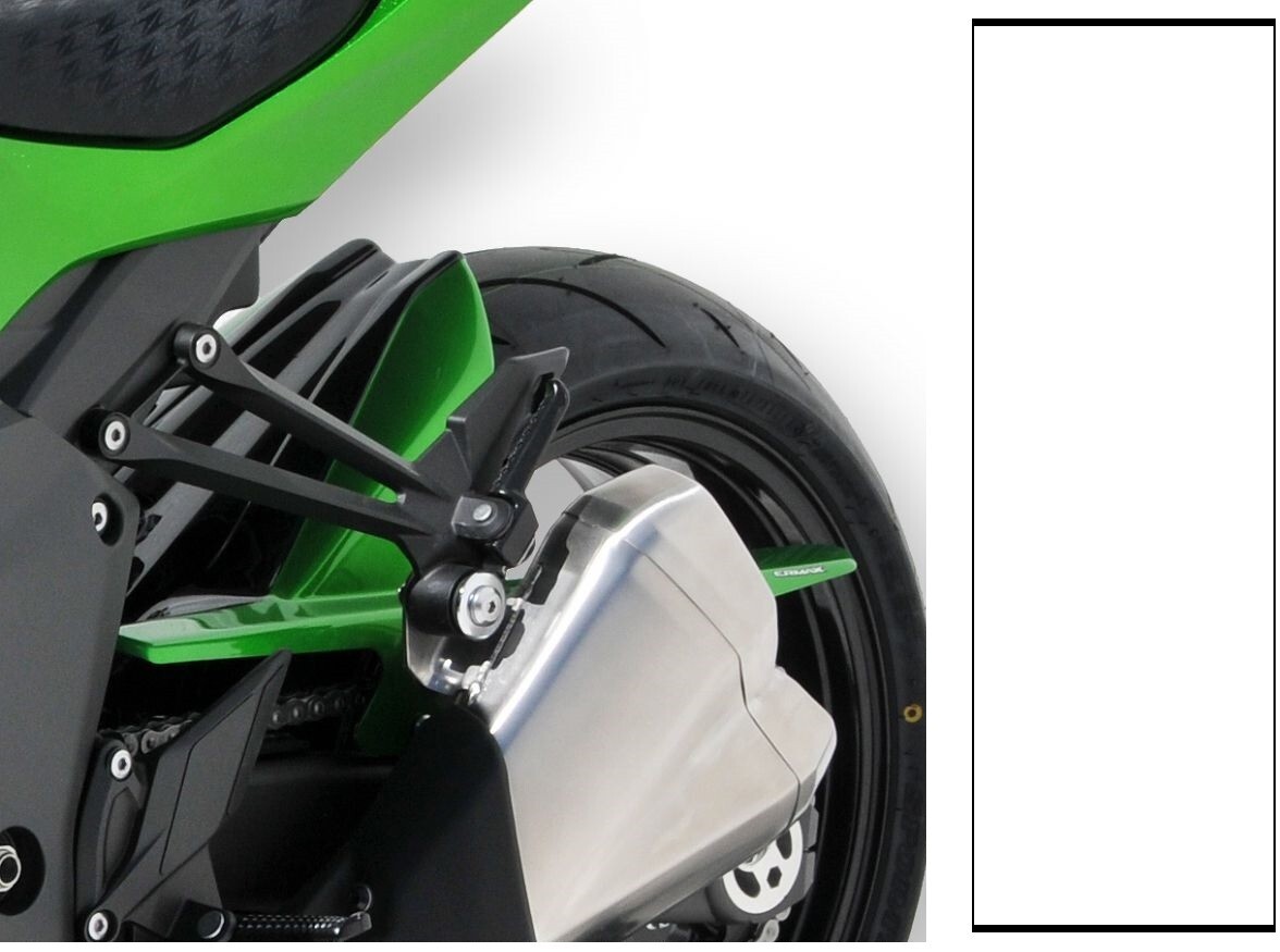 Lèche-roue Ermax Z 1000 blanc mat en ABS thermoformé de qualité supérieure