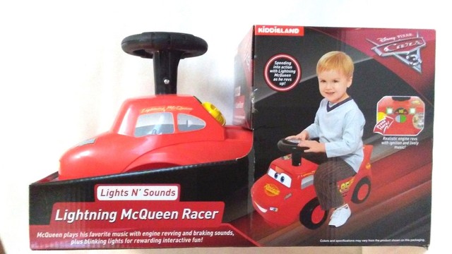 lightning mcqueen push along car
