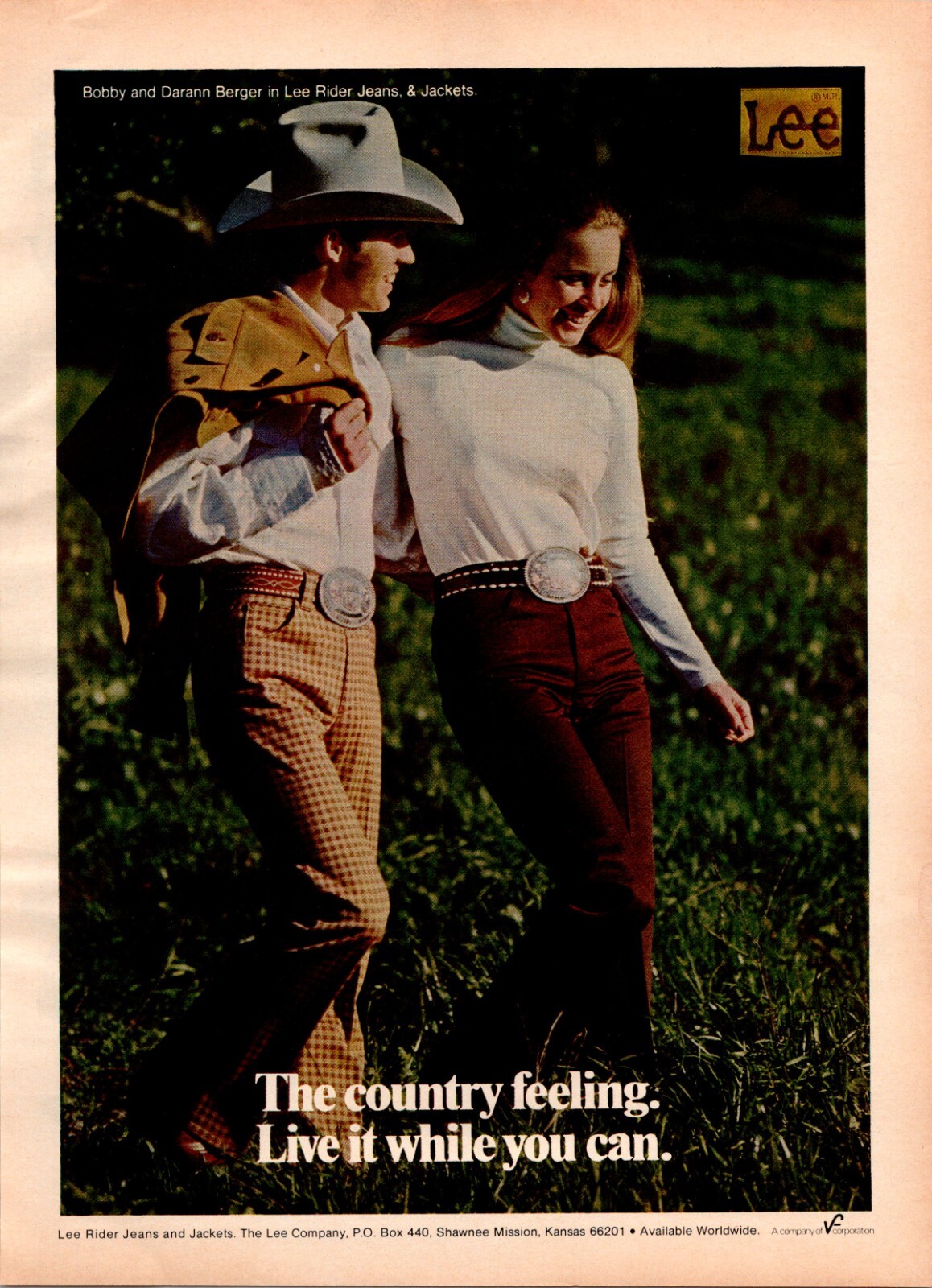 Lee Jeans & Jackets-Bobby and Darann Berger-Vintage Print Ad