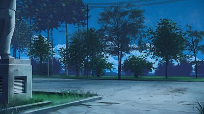 Anime arsenixc everlasting summer outdoors power lines Playmat Gaming Mat Desk