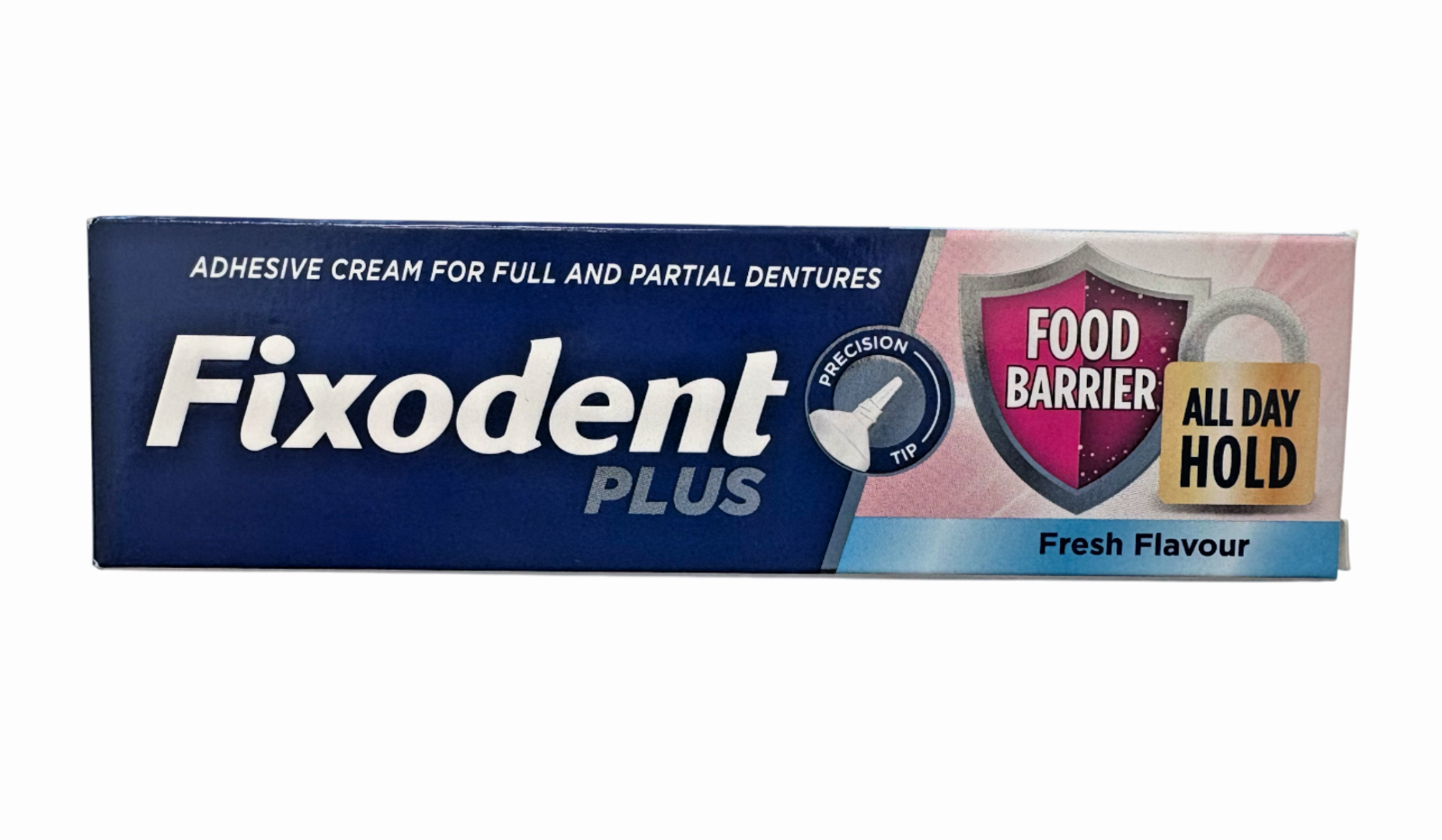 3x Fixodent Plus (Food Barrier) Denture Adhesive Cream NO FLAVOUR/NEUTRAL - 40g - Image 19