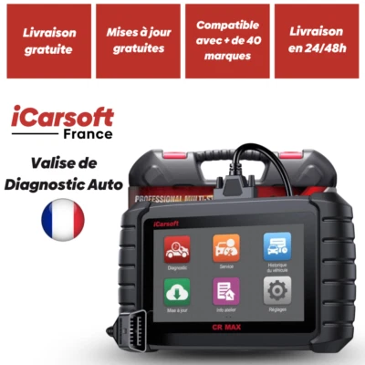 iCarsoft CR Max | Valise Diagnostic Auto en Français | Diagnostic et Codages ✅