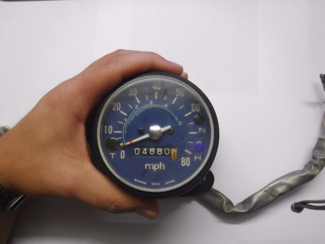 1974 74 Honda Cl125s CL 125 Scrambler Speedometer Speedo Gauge Meter 
