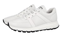 Prada Leder PRAX01 Sneaker - 4E3481 - Weiss - NEU - 11 45