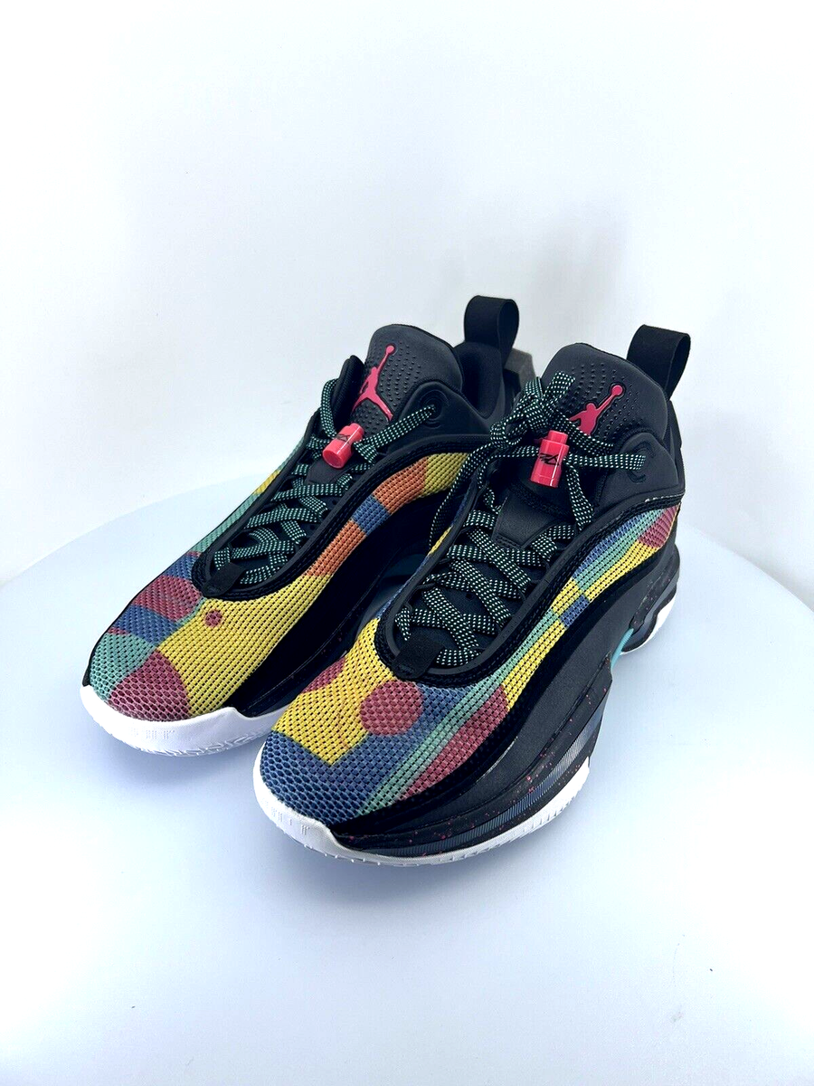 Air Jordan 36 XXXVI Men Size 10 Black Teal Rush Pink Red  display picture 2