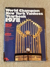 World Champion New York Yankees 1978 Official MLB Vintage Yearbook - NO cards