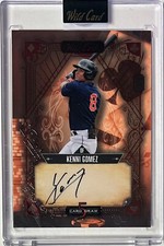 Kenni Gomez signed 2024 Wild Card 5 Card Draw Auto Card #5CDV-KGA- /5 (Astros)