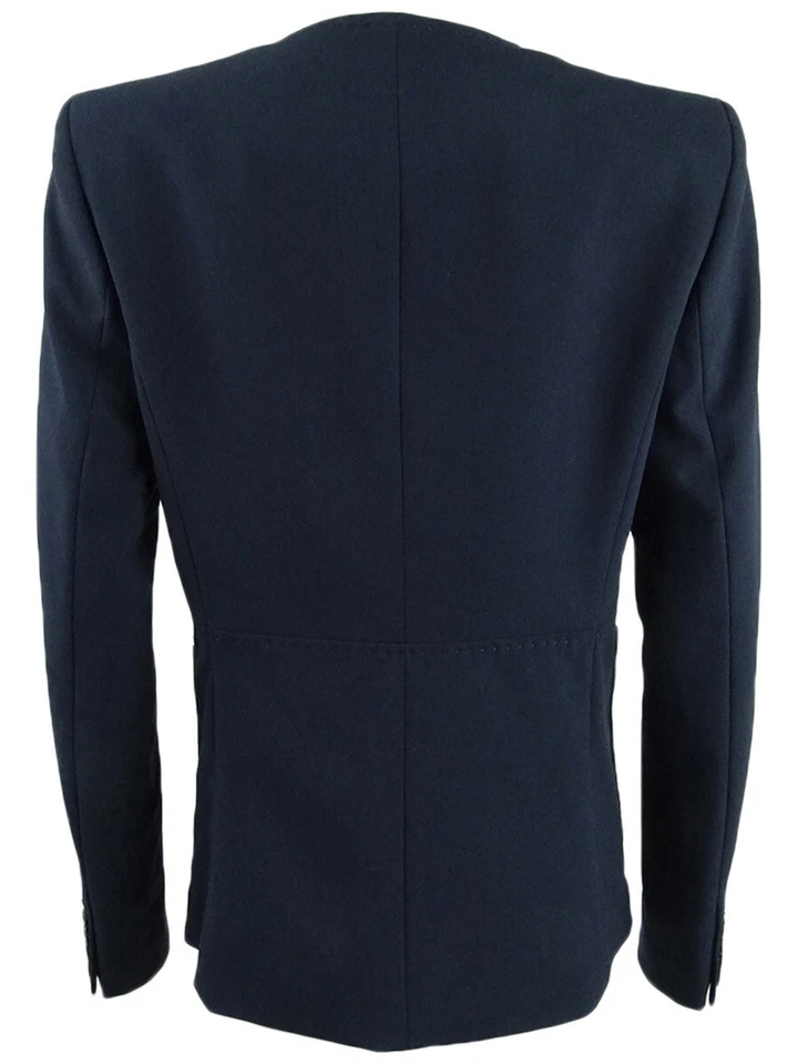 Blazer de un botón sin cuello para mujer DKNY Foto 2 de 3