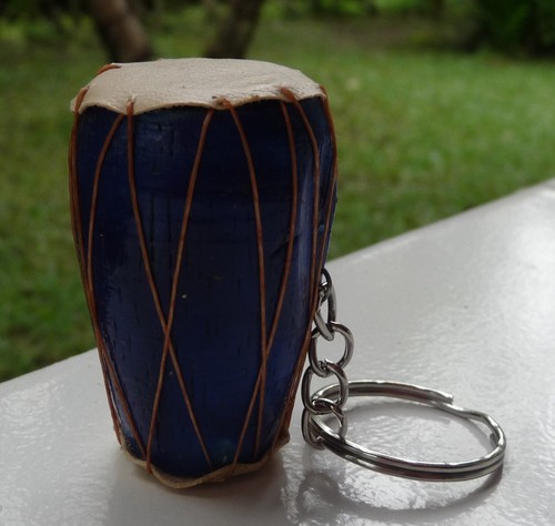 Porte-clés Tambour Africain En Bois - Lot De 3 - Mini Djembé Décoratif - Pour Batteurs Et Amateurs De Musique - 10