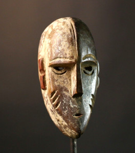 Authentic African Wood Mask from Warega People of Congo Wall Art Decor-G3566