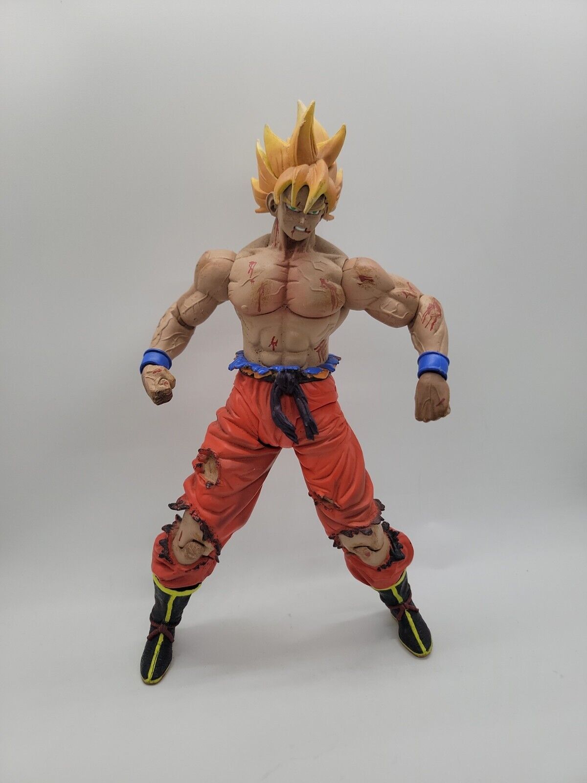 Lover Dragon Ball Z Figure Goku Battle Super Saiyan 2 Anime PVC Figure DBZ  Goku Gold