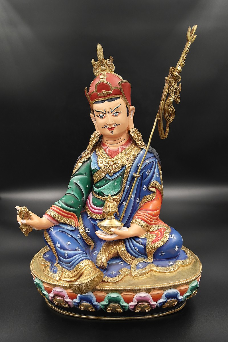 Guru Padmasambhava リトグラフ 限定版 Colorful Guru Padmasambhava Statue 14