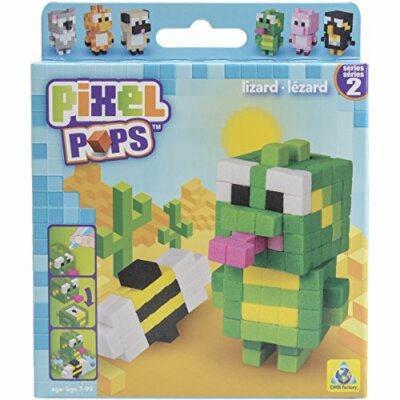 The Orb Factory Pixel Pops Lizard Building Kit