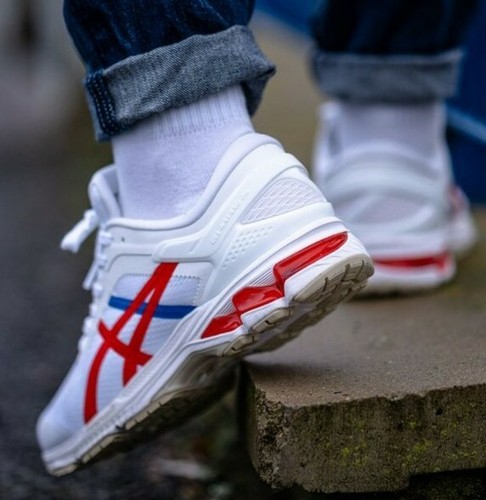 asics red and blue