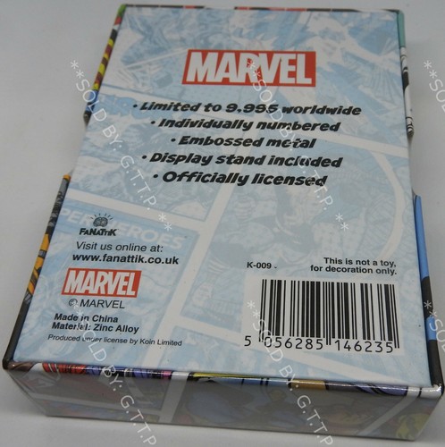 MARVEL LIMITED EDITION METAL DOCTOR STRANGE COLLECTABLE INGOT - FREE UK P&P - Imagen 3 de 4
