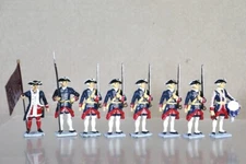 TRADITION of LONDON SEVEN YEARS WAR FRENCH RIFLE REGIMENT with COLOUR oe