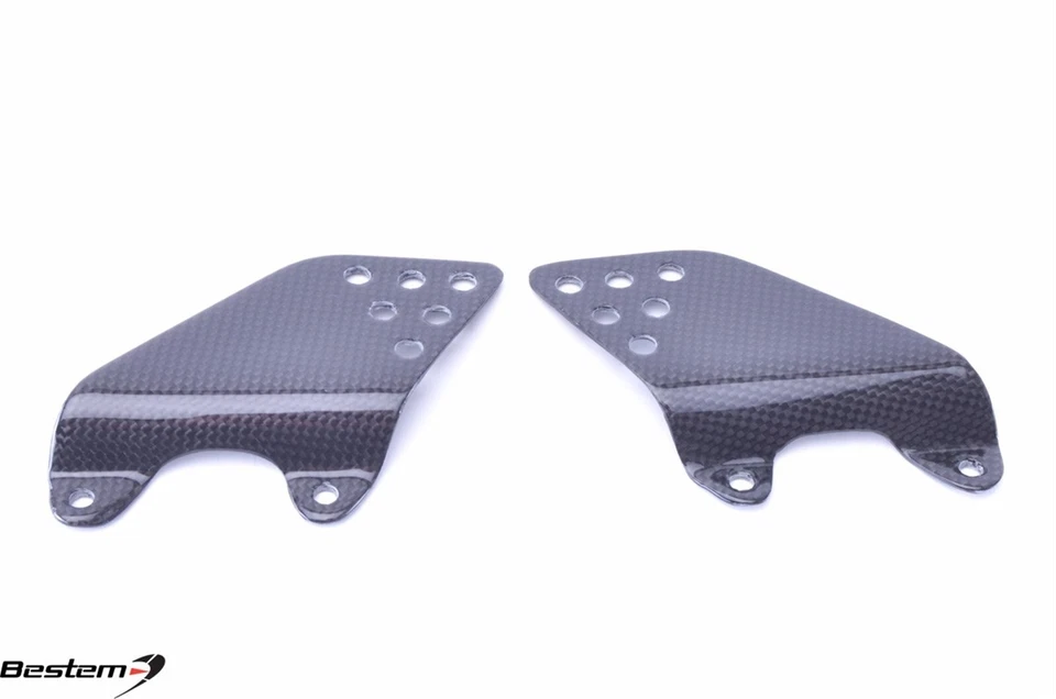 Protector de placas de talón 100 % fibra de carbono Kawasaki (97-00) ZRX1100 (01-08) ZRX1200 Foto 3 de 4