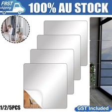 UP 5x Non Glass Mirror Flexible Mirror Sheets Self-Adhesive Plastic Mirror Tiles