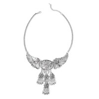 White Austrian Crystal Silvertone Jewelry Necklace 20 In on sale White Austrian Crystal Silvertone Jewelry Necklace 20 In on sale