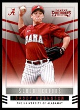 2015 Panini Contenders School Colors Casey Hughston Alabama Crimson Tide #41