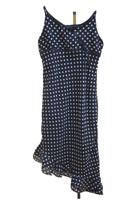Limited Too 10 Dress Black White Polka Dot Asymmetric Tiered Ruffle Hem Holiday | eBay Limited Too 10 Dress Black White Polka Dot Asymmetric Tiered Ruffle Hem Holiday | eBay