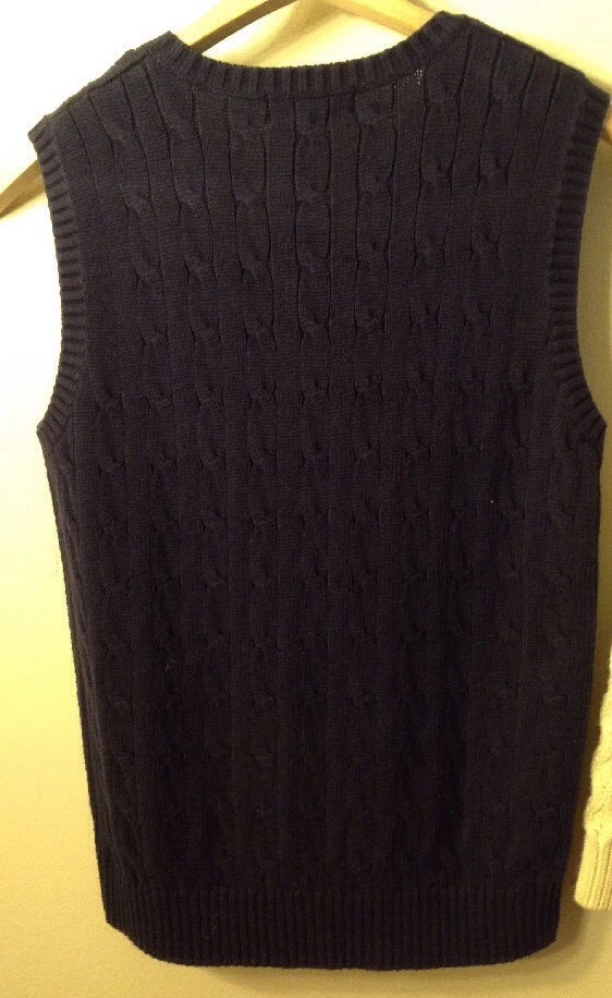 Niño 12-14 Polo Suéter Chaleco Foto 4 de 4