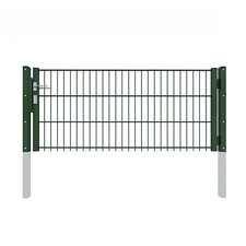 630mm Ben Drahtgittertor x B1,50m grün Doppelstabmattenzaun Tor Tor Gartentor