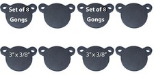 Ar500 Steel Shooting Targets Lot Of 8 Laser Cut 3" x 3/8" Gong Tactical Scorpion