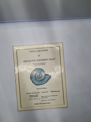 Fossil Locations Pacific Northwest Coast 2nd Ed Nielson Studio B PB Guide