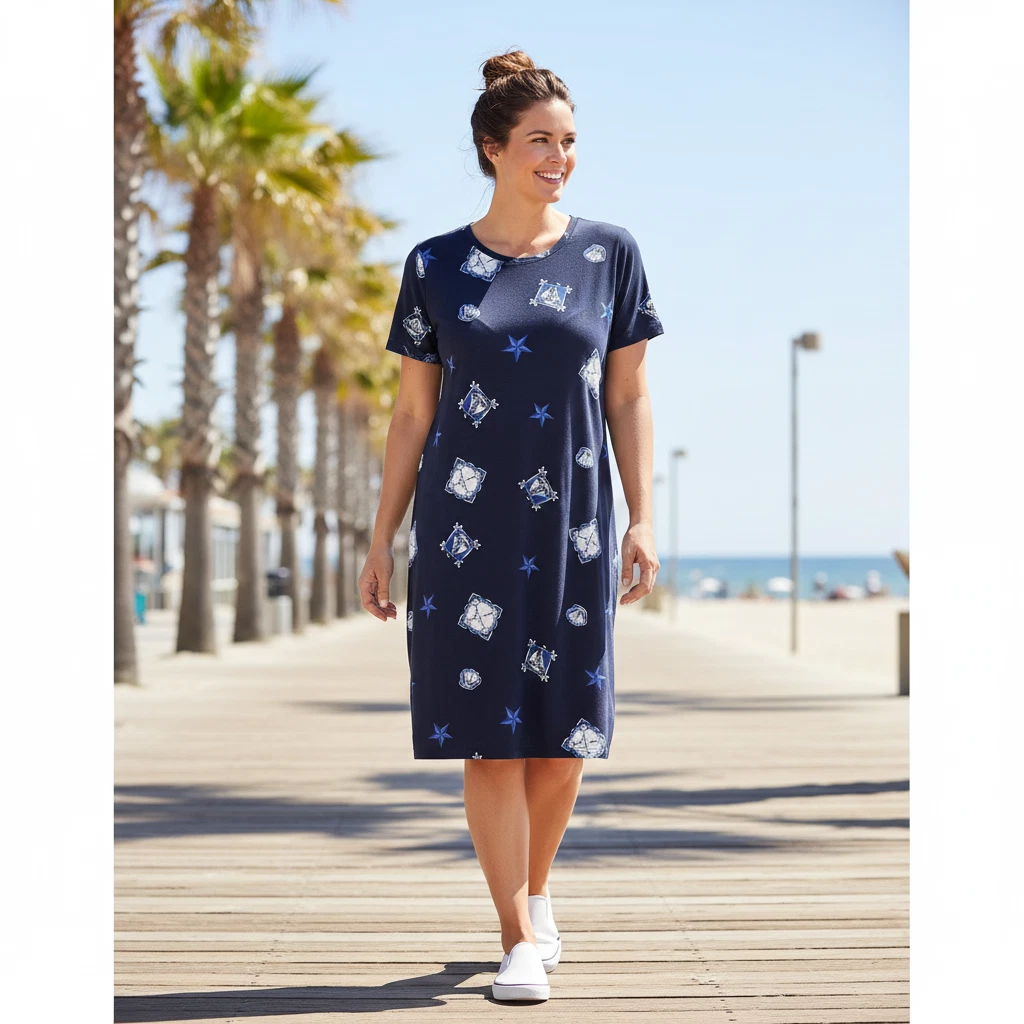 karen scott casual dresses for Women for sale Multicolor Birthday Dresses for Size:XS (AUS 6-8) Denim dress polka dot