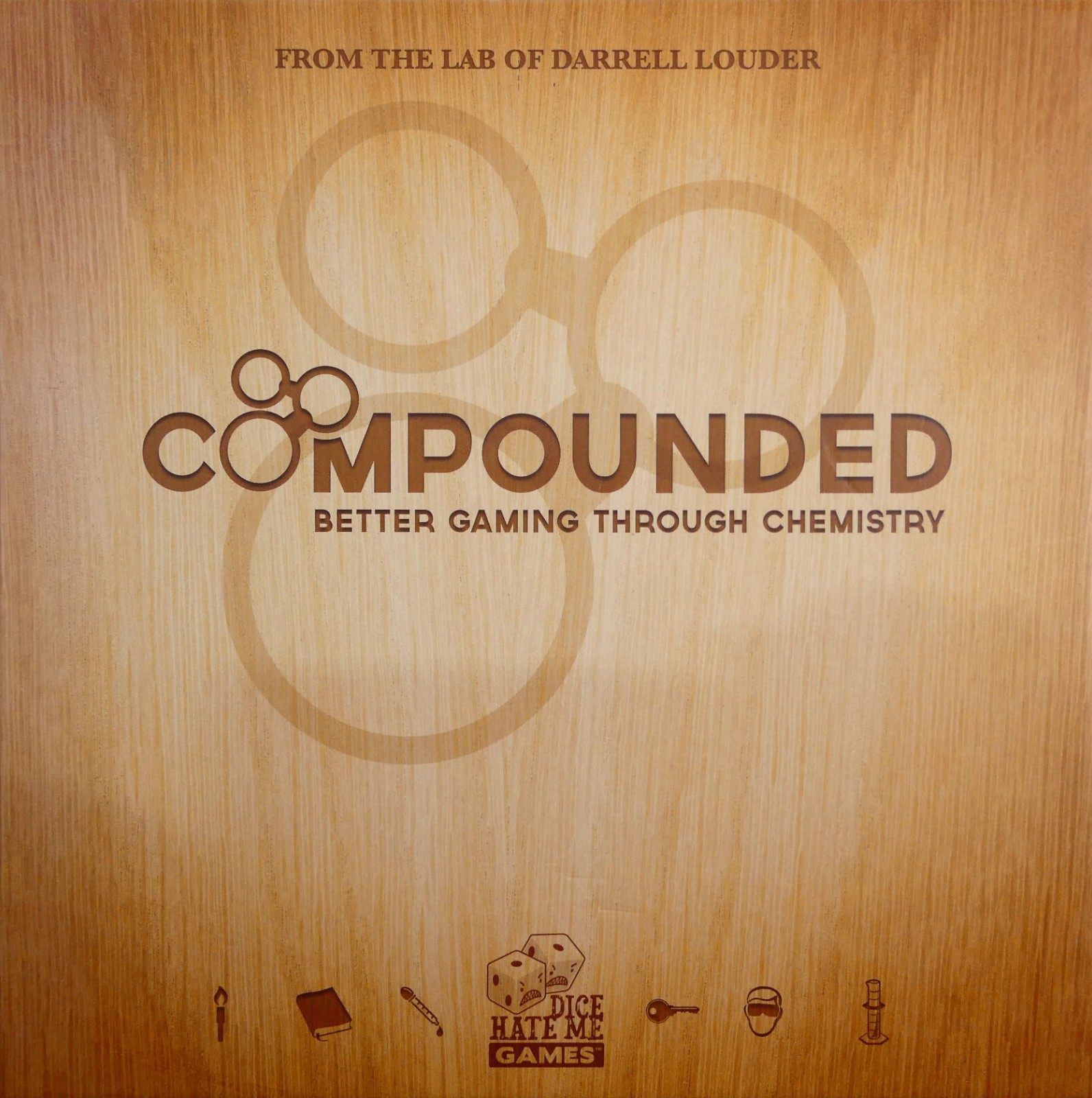 Dice Hate Me Games Compounded Chemistry Strategy Board Game (13+) - Complete