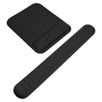 Keyboard Wrist Rest and Pad with Wrist Rest 2 Pieces, Computer Wrist Cushion,...