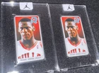 (2) 1984-1985 Michael Jordan Rookie RC Tobacco Cards Chicago Bulls SP PREMIUM