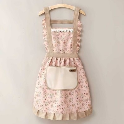 1Pcs Canvas Apron Women, Oil-Proof Stain-Resistant Adjustable Kitchen