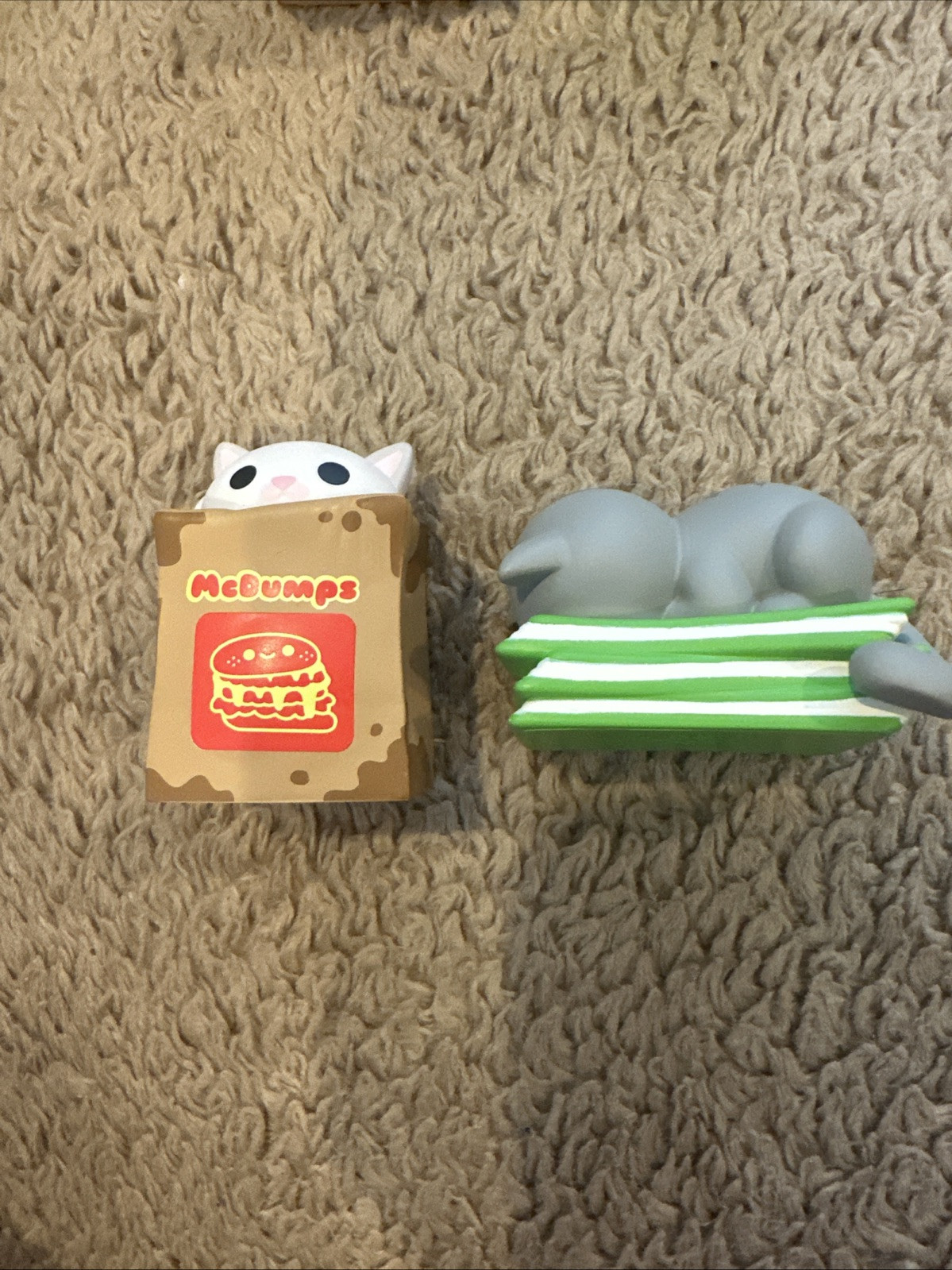 100% Soft Trash Kitties Series 3 - Lot Of 2 Mcdumps And Smoosh