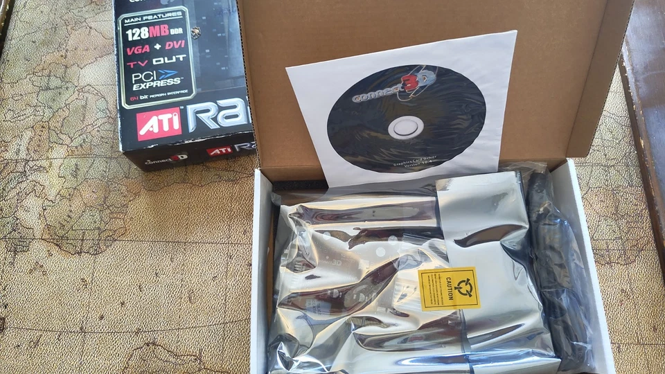 ATI Radeon X300  Graphics Card 128MB 16 PCI-E DVI VGA S-Video - Image 3 of 3