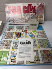 1987 Fun City Board Game by Parker Brothers Jack Davis