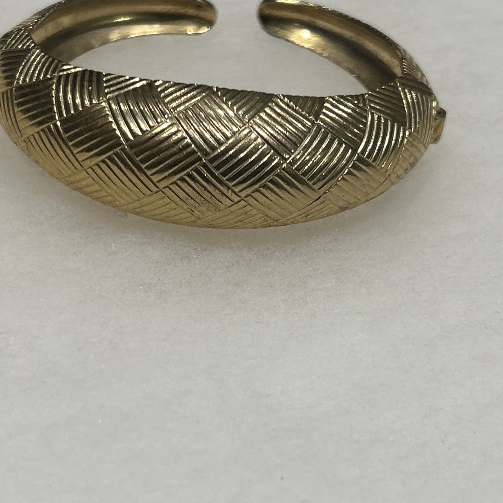 Nice Coro Hinged Bangle Cuff Bracelet - image 2