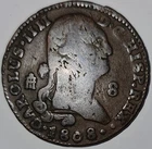SPAIN / 1808  8 Maravedis,Charles IV !!!