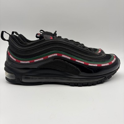 Nike Air Max 97 Undefeated Black Red Patent Leather US Size 10 Men's AJ1986-001