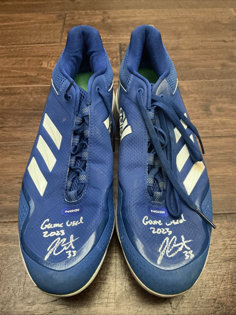 ウェア outman James Outman 2023 GAME USED CLEATS Dodgers SIGNED worn autograph