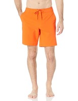 Boardshorts Herren S Orange, Amazon Essentials, Schwimmshorts, Badehose