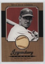 2001 Upper Deck Legends Legendary Lumber Mel Ott #L-MO HOF 0o5