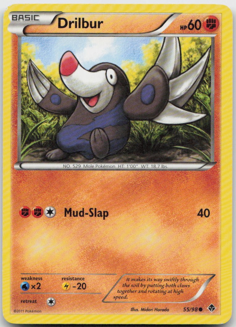 Drilbur 55/98 Common Emerging Powers Pokemon MP