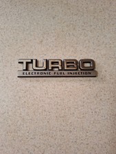 Chrysler Oem 1984-1991 Lebaron Turbo Electronic Fuel Injection Emblem Badge Logo